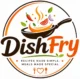 DishFry logo modern food and cooking